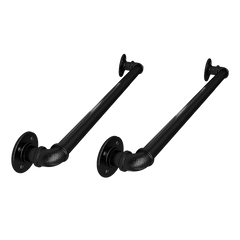 2m Handrail Stair Rail Grab Balustrade Staircase Banister + Installation Kit