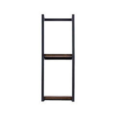 Stylish Bathroom Towel Storage Rack with Wooden Shelves