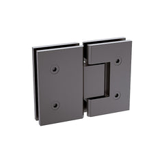 180 Degree Brass Glass to Glass Shower Door Hinge in Gunmetal