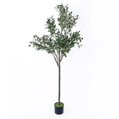 150cm Artificial Olive Tree – Tall Realistic Faux Green Indoor Plant for Home & Office