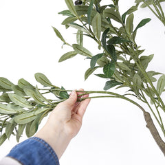 150cm Artificial Olive Tree – Tall Realistic Faux Green Indoor Plant for Home & Office