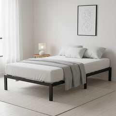 Single Full Metal Bed Frame Base – Sturdy Steel Bed Base for Australian Mattress
