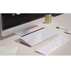 Glass Desktop Buddy Whiteboard Office Writing Desk
