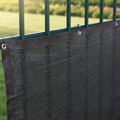 20m x 2m Fence Windscreen Privacy Screen Shade Cover Black Fabric Mesh Garden
