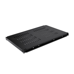 1U Sliding Server Rack Shelf 26 Inch Deep Vented for 19 Inch Cabinet