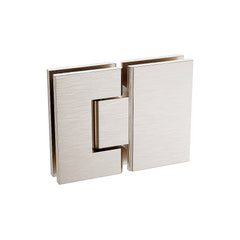 120x70cm Corner Frameless Shower Screen – Nickel Wall Channel with SS Hinges for Modern Bathroom Style