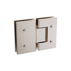 120x70cm Corner Frameless Shower Screen – Nickel Wall Channel with SS Hinges for Modern Bathroom Style