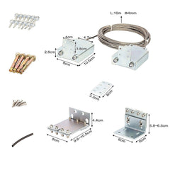 Telescopic Sliding Gate Pulley System