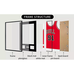 Frame Wall Decor Photo Souvenir Collect Display Case