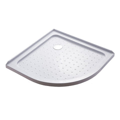 100x100cm Rounded Curved Shower Base in White