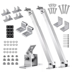 Adjustable Solar Panel Tilt Mount Brackets Kit Ground Roof Boat Mounting System