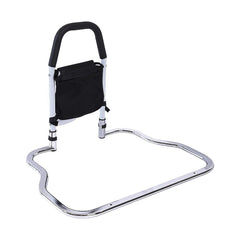 Adjustable Bed Rail with Multi-Grip Handle, Storage Pouch & Under Mattress Frame