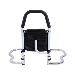 Adjustable Bed Rail with Multi-Grip Handle, Storage Pouch & Under Mattress Frame