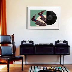 Vinyl Album Frame – LP Record Display Frame Music Artwork Décor