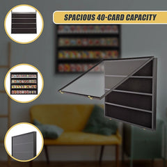 40 Graded Sports Card Display Case