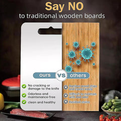 3 x 304SS Cutting Chopping Board Stainless Steel