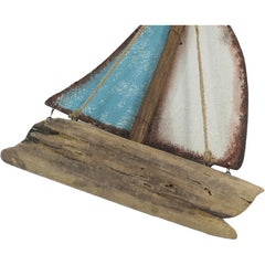 Handcrafted Sailboat Ornament 35cm