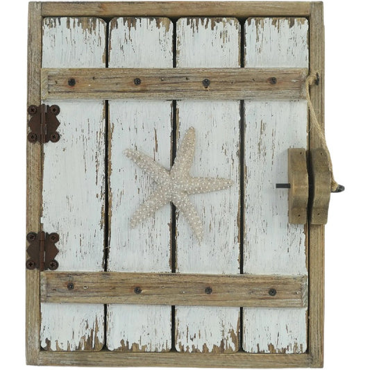 Handcrafted Wall Hanging Beach House Keybox 22cm