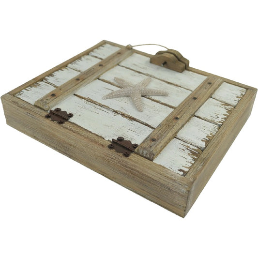 Handcrafted Wall Hanging Beach House Keybox 22cm