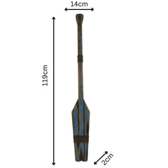 Handcrafted Decorative Paddle Wall Art 119cm