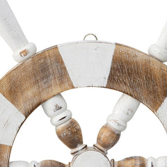 Handcrafted Ship Wheel Wall Art 50cm