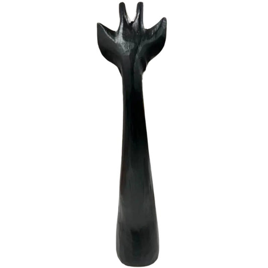 Handcrafted Black Giraffe Ornament 49cm
