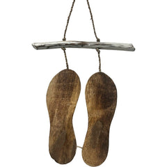 Handcrafted Life'S Beach Thongs Wall Art 24cm
