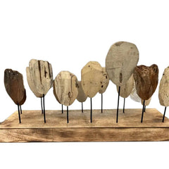 Handcrafted Mask Faces Figurines 60cm