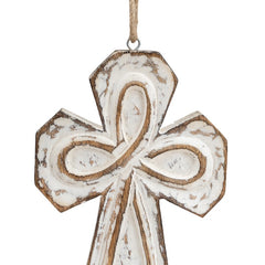 Handcrafted Angle Cross Wall Hanging 20cm