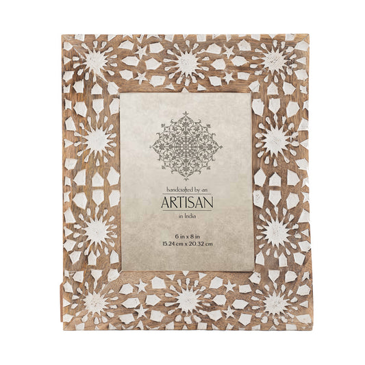 Handcrafted 6x8in 'Sunflower' Photoframe 31cm