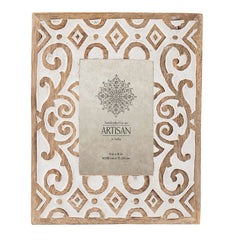 Handcrafted 4x6in 'Symmetry' Photoframe 25cm