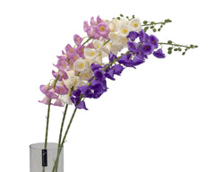 bulk 24 Artificial Bellflower 3 Assort 20x120cm