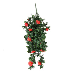Hanging Red Rose Stem UV Resistant 85cm