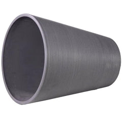 Decorative Textured Round Grey Planter 47cm