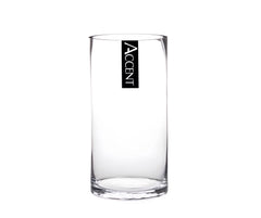 bulk 12 Glass Cylinder Vase 10x15cm