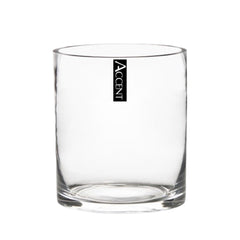 bulk 12 Glass Cylinder Vase 16cm