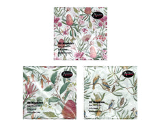 bulk 48 Australian Native Napkin 2Ply 4 Assorted 33cm