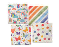 bulk 960 Rainbow Napkins 2ply Assort 33cm