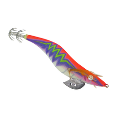 Finesse Rumoika Squid Jig, Red Flare, size 3.5, 2 pack