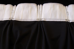 Large Velvet Curtains Black 600cm wide x 230cm Drop PINCH PLEAT+ 30 Hooks New