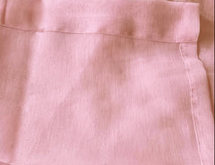 2 Sheer Voile Curtains 544cm wide 230cm drop+30 Hooks Pinch Pleat New Pink