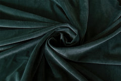 Large Thick Faux Mink Velvet Curtains 270x 230cm+15 Hooks Pinch Pleat, Green,New
