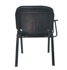 NNECN Lecture Chair with Table Top for Classroom Lecture Training Conference (Set of 6-Black)