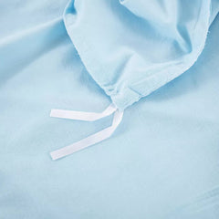 100% cotton Premium Doona Duvet Quilt Cover Set with Soft Pillowcases - Aqua-Double
