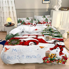 Elegant Touch Solid Color Duvet Cover Set - Easy Care-Queen
