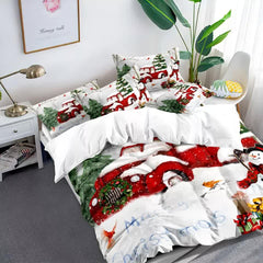 Elegant Touch Solid Color Duvet Cover Set - Easy Care-Queen