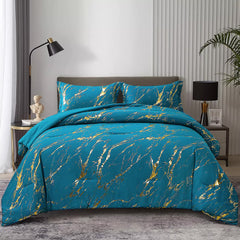 Cozy Cloud 3 Teal ‑Piece Comforter Bundle – Instagram‑Ready Bedroom