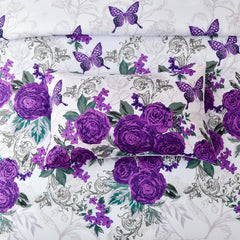 Luxe Loft Purple rose Quilted Comforter & Shams – Trending 3‑Piece Set