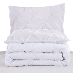 Minimal Mood white Comforter Collection – Modern 3‑Piece Set