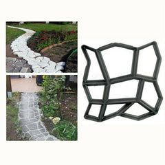 DIY Path Maker Concrete Mould Paver Patio Garden Brick Slab Pavement Cement Mold